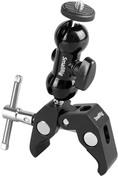 SmallRig 1138 Double BallHead w/Clamp & 1/4" Screw, Clema tip menghina cu cap bila dublu