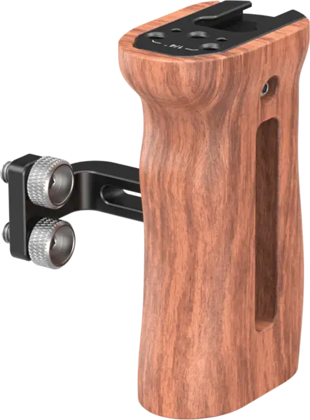 SmallRig 2093 Handle Wooden Universal Side, Maner universal din lemn pentru carcasa camera foto video mirrorless