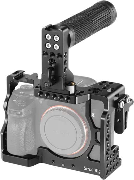 SmallRig 2096 Cage Kit for Sony A7R III, Kit carcara cu maner pentru camera foto video mirrorless