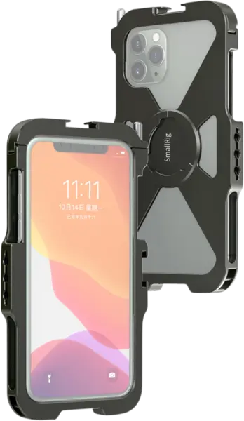 SmallRig 2471 Pro Mobile Cage for iPhone 11 Pro, Carcasa dedicata iPhone 11 Pro