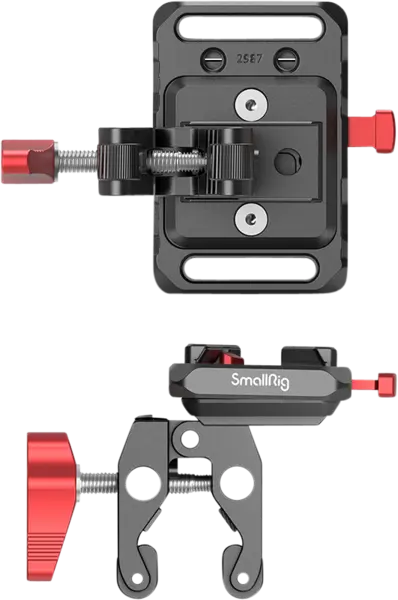 SmallRig 2989 Battery Plate Mini V-Mount w Crab Clamp, Placa de baterie Mini V-Mount
