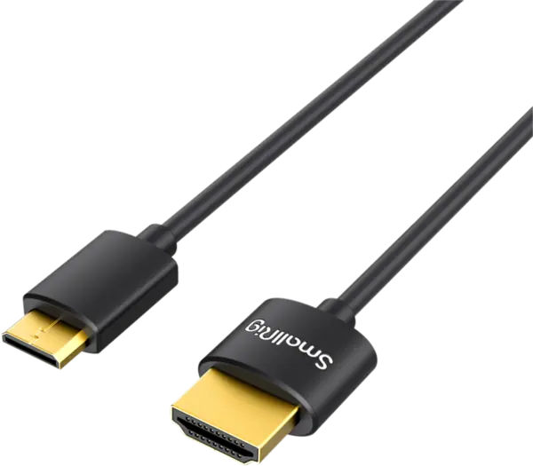 SmallRig 3041 HDMI Cable Ultra Slim 4K 55cm (C to A), Cablu HDMI la mini HDMI