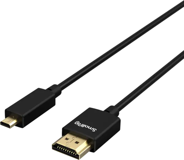 SmallRig 3043 HDMI Cable Ultra Slim 4K 55cm (D to A), Cablu HDMI la micro HDMI