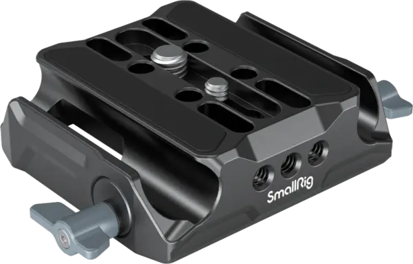 SmallRig 3357 Universal LWS Baseplate w dual 15mm Rod Clamp, Clema dubla pentru tija