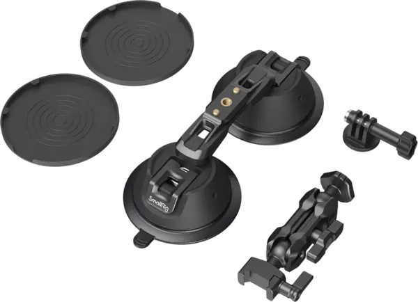 SmallRig 3566 Suction Cup Portable Dual with Camera Mount SC-2K, Suport cu o ventuza pentru camera foto