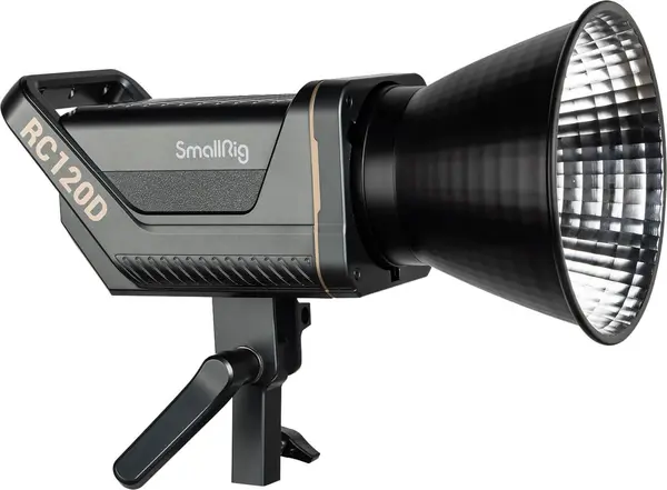 SmallRig 3612 RC 120D COB Light Lampa LED, 120W, Daylight 5600K, 62600 lux cu reflector, CRI 95+, Montura Bowens
