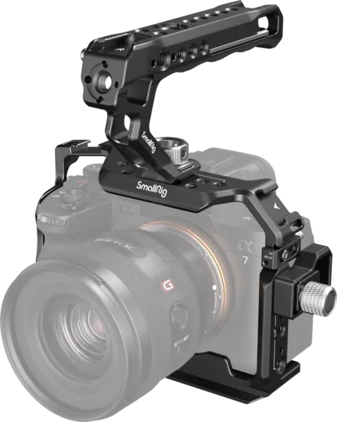 SmallRig 3668 Basic Kit For Sony A7 IV / A7S III, Kit carcasa camera foto video mirrorless cu maner