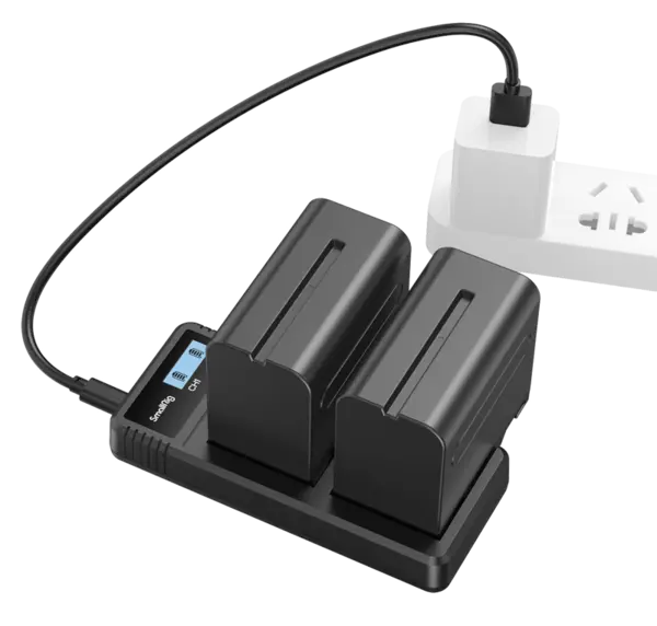 SmallRig 3823 NP-F970 Battery & Charger Kit, Incarcator dublu Sony