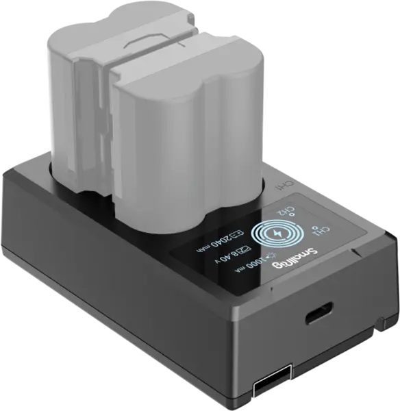 SmallRig 4085 Battery Charger For NP-W235 Batteries, Incarcator dublu Sony