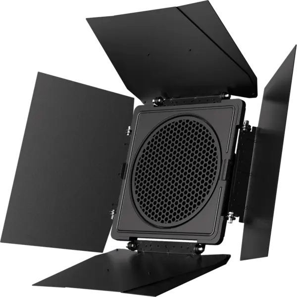 SmallRig 4204 RA-BD08 Barndoor 8 Foi, Montura Bowens, Grid Honeycomb 30°, Cadru Gel Magnetic
