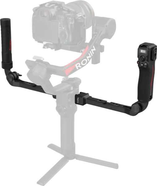 SmallRig 4327 Focus Control Dual Handle for DJI RS Series, Manere Duble cu Control al Focalizarii