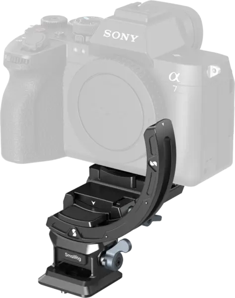 SmallRig 4349 Horizontal-to-Vertical Mount Plate Kit for Mirrorless Cameras, Placa de montare rotativa