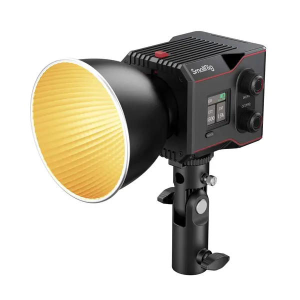 SmallRig 4376 RC 60B COB Lampa Video LED COB Bi-Color 2700-6500K, 60W, Baterie Incorporata, Ecran LCD, Clema Powerbank Inclusa