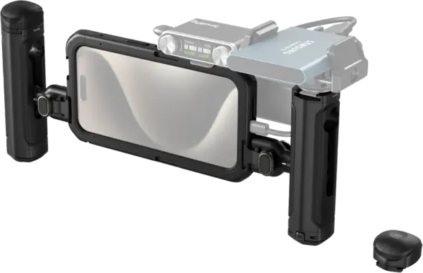 SmallRig 4397 Mobile Video Kit (Dual Handheld) for iPhone 15 Pro, Carcasa smartphone dedicata video