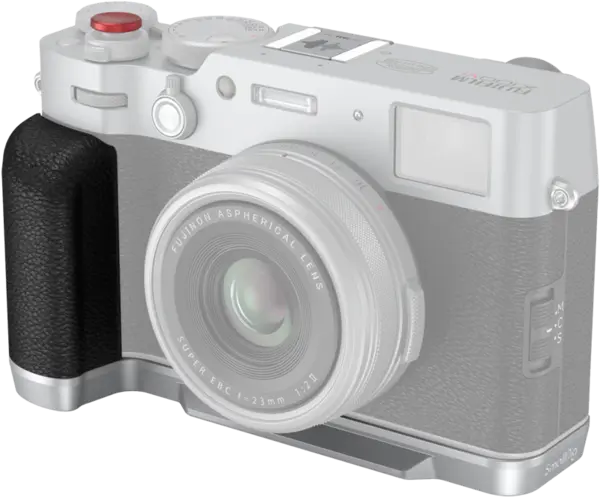 SmallRig 4555 L-Shape Grip for Fujifilm X100VI / X100V Silver, Camera cage L