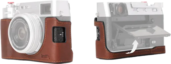 SmallRig 4558 Leather Case Kit for Fujifilm X100VI, Carcasa piele camera foto video mirrorless