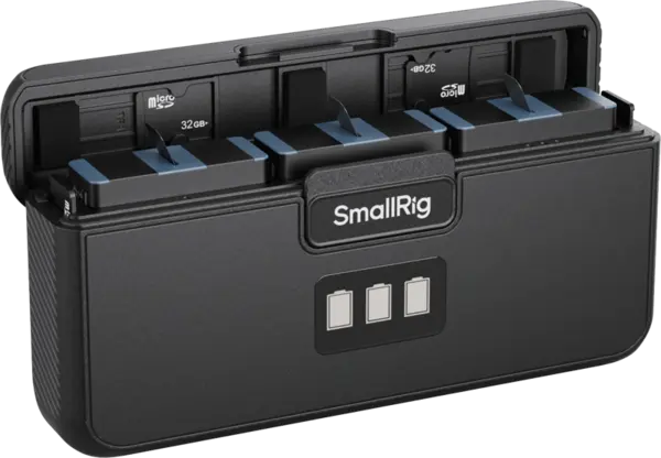 SmallRig 4565 GoPro Camera Battery Kit (3 acumulator + carcasa incarcare), Acumulatori dedicati GoPro
