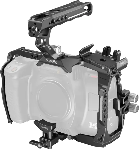 SmallRig 4574 Basic Cage Kit for Blackmagic Design Cinema 6K, Kit carcasa camera foto video mirrorless cu maner