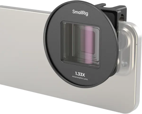 SmallRig 4590 Anamorphic Lens 1.33x for Mobile Phone (T-Mount), Lentila Anamorphic pentru smartphone