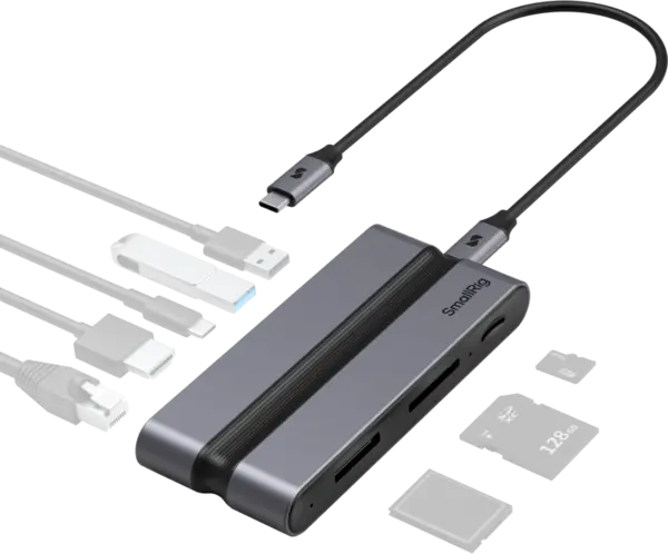 SmallRig 4663 CFexpress (Type A) Docking Station for Creators, Cititor de carduri