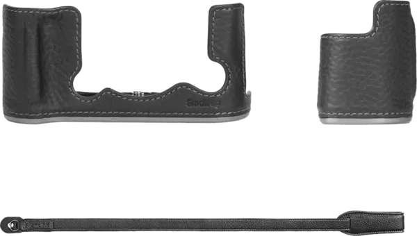 SmallRig 4709 Leather Half Case Kit for Fujifilm X-T50 Black, Carcasa si curea piele camera foto video mirrorless