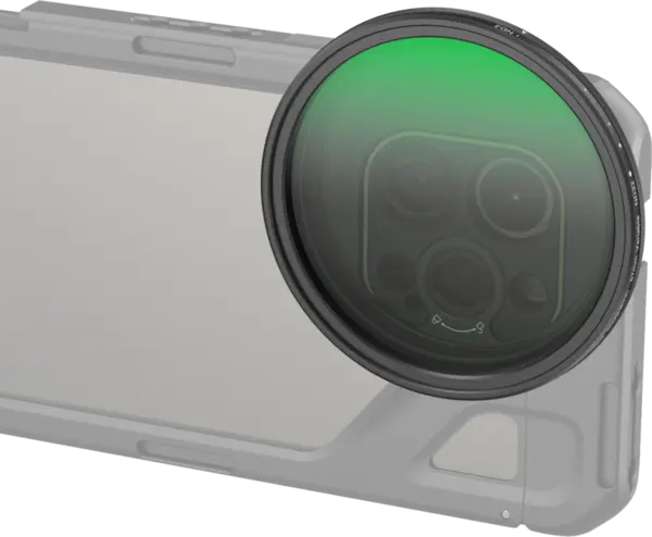 SmallRig 4725 Attachable VND Filter Kit ND2-ND32 (1-5 Stop) with T-mount Filter Adapter 67mm, Filtru pentru smartphone