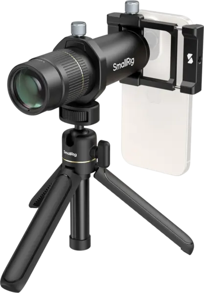 SmallRig 4737 8x Telephoto Lens for Mobile Phone (T-mount), Teleobiectiv pentru Smartphone