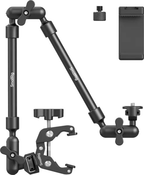 SmallRig 4766 Magic Arm with Crab Clamp Kit, Brat telescopic