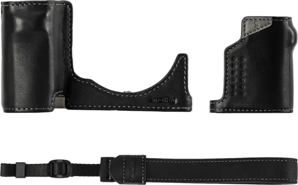 SmallRig 4777 Leather Case Kit for Sony ZV-E10 II Black, Carcasa si curea piele camera foto video mirrorless