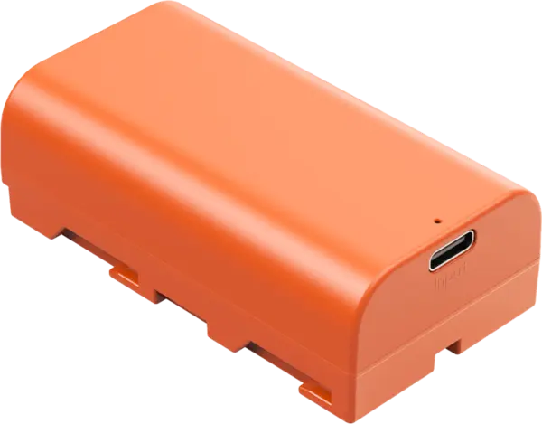 SmallRig 4971 NP-F550 Acumulator reincarcabil USB-C Orange