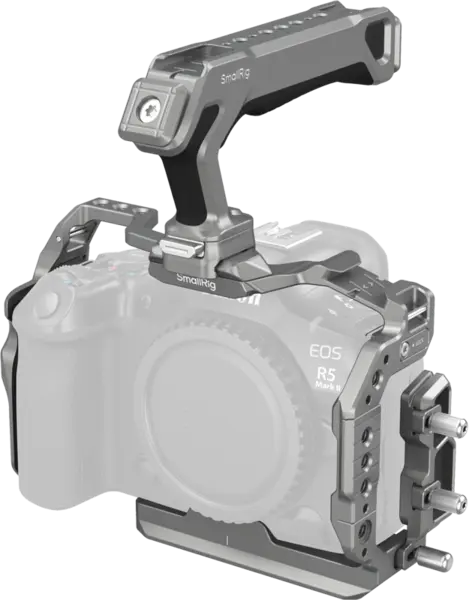 SmallRig 5029 HawkLock Quick Release Cage Kit for Canon EOS R5 Mark II, Kit carcasa camera foto video mirrorless cu maner