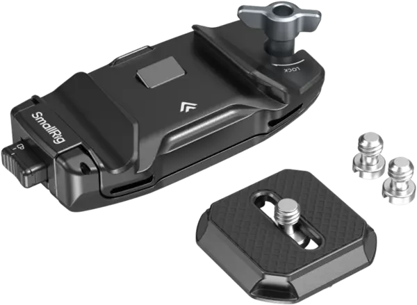 SmallRig 5053 Camera Clip with Quick Release Mount Plate Kit
