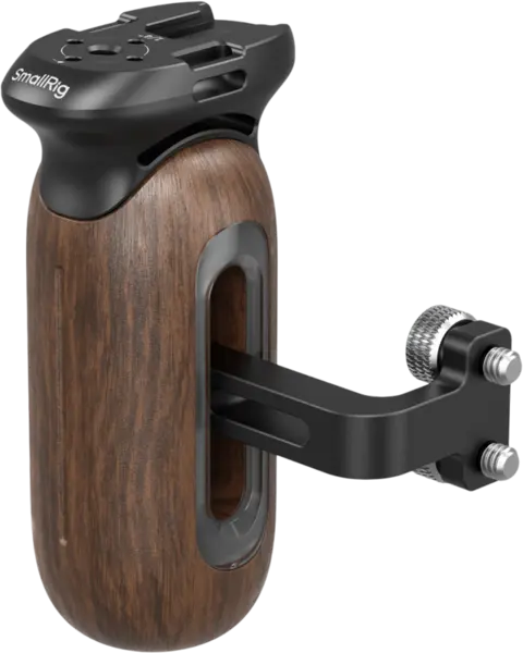 SmallRig 5237 Wooden Side Handle with 1/4"-20 Screw