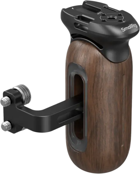 SmallRig 5237 Wooden Side Handle with 1/4"-20 Screw