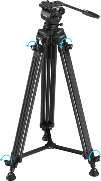 SmallRig 5441 AD14 Heavy-Duty Carbon Fiber Tripod