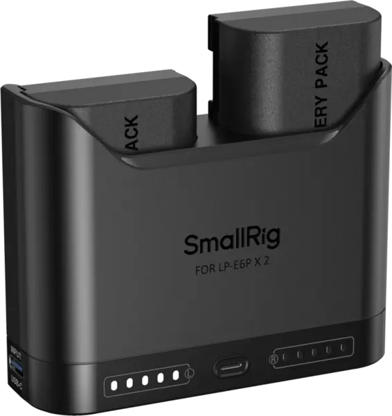 SmallRig 5485 Turbo Charging Kit for LP-E6P Camera Batteries