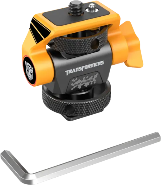 SmallRig 5519 Swivel and Tilt Adjustable Monitor Support with Cold Shoeï¼ˆBumbleBee Editionï¼‰