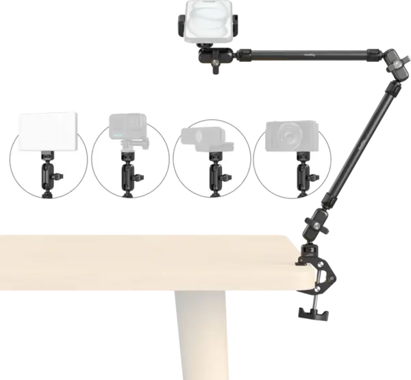 SmallRig 5625 Desktop Magic Arm with Crab-Shaped Clamp Kit