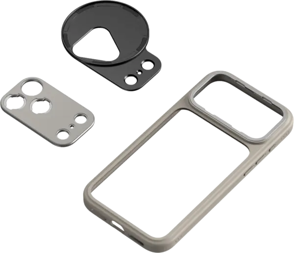 SmallRig 5794 FilMov Lightweight Photography Bumper Case for iPhone 17 Pro Max (Gray)
