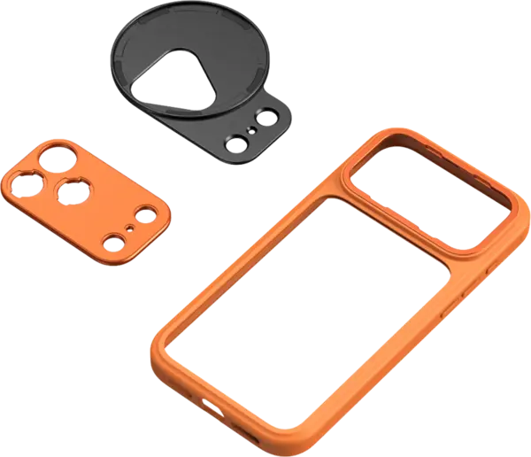 SmallRig 5795 FilMov Lightweight Photography Bumper Case for iPhone 17 Pro Max (Orange)