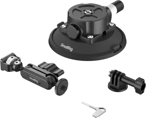 SmallRig 5855 4.5" Suction Cup Mount for Action Cameras, Suport de prindere