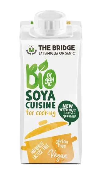 Smantana din soia vegetala eco-bio 200ml, THE BRIDGE