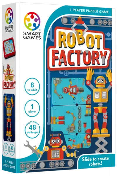 Smart Games - Robot Factory, joc de logica 48 de provocari, +8 ani
