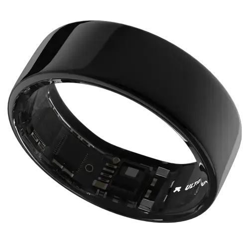 Smart Ring Ultrahuman Ring Air UHRA-AA-13, Bluetooth BLE5, HRV, VO2 Max, Android/iOS, Monitorizare ritm cardiac, Saturatie Oxigen, Autonomie 6 zile, 24.05 mm (Negru)