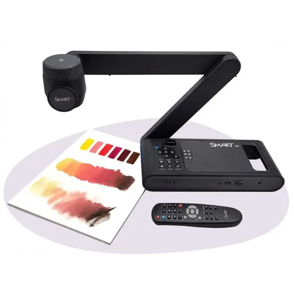 SMART Technologies Camera 2-in-1 4K UHD portabila pentru documente si webcam, Smart SDC650, 3840 x 2160 dpi, 230xzoom, Negru