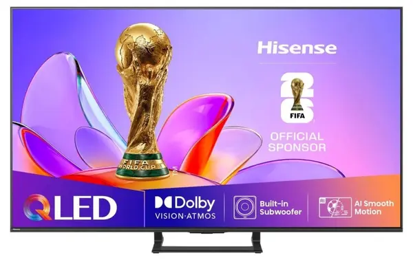 Smart televizor Hisense - 50A7Q, 50", QLED, 4K, Quantum Dot, negru