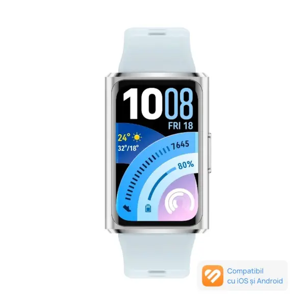 Smartband fitness Huawei Band 11 Pro, Fluoroelastomer Strap Blue