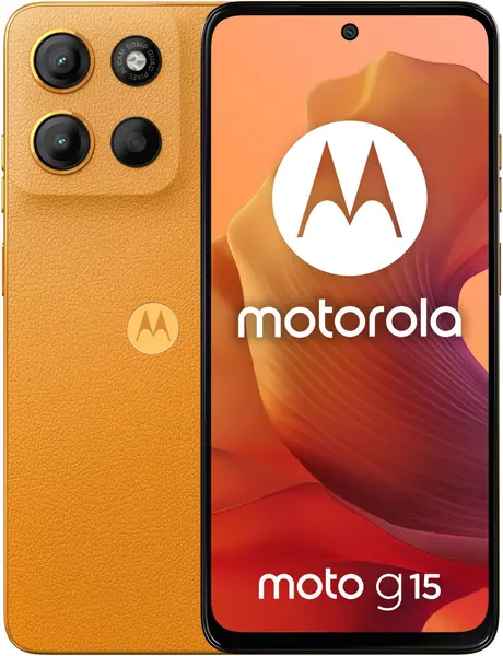 Smartphone Motorola - Moto G15, 6.72'', 8GB/512GB, Sunrise Orange