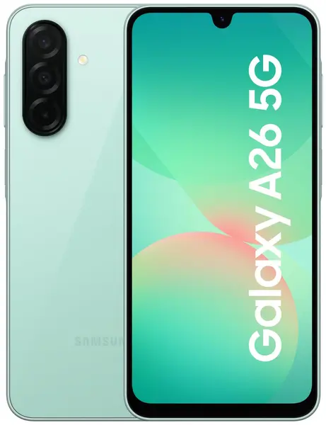 Smartphone Samsung - Galaxy A26 5G, 6.7'', 6GB/128GB, Mint