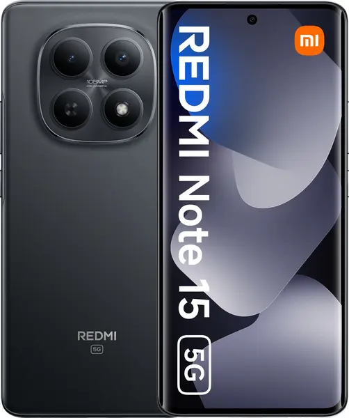 Smartphone Xiaomi - Redmi Note 15 5G, 6.77'', 6GB/128GB, Black